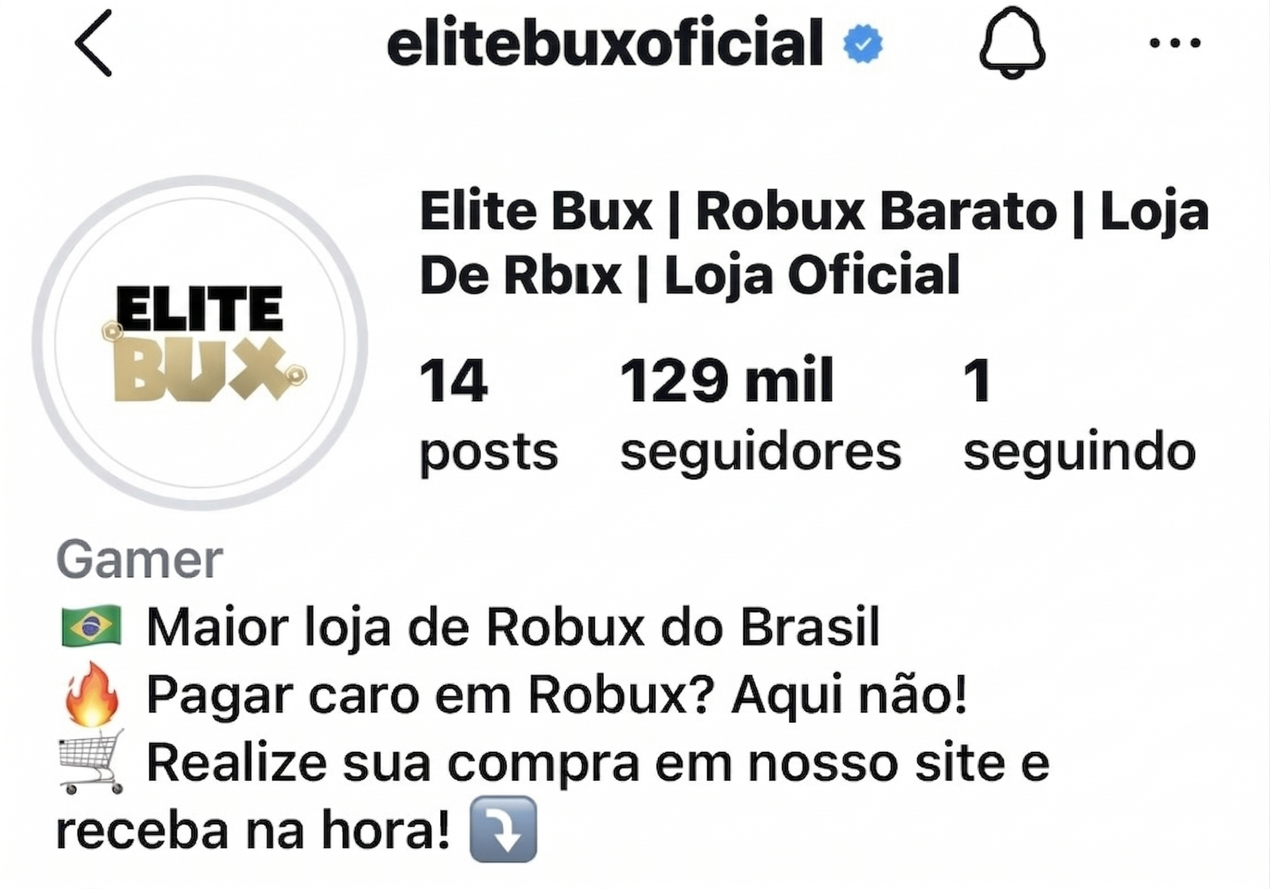 Nossa comunidade no Instagram